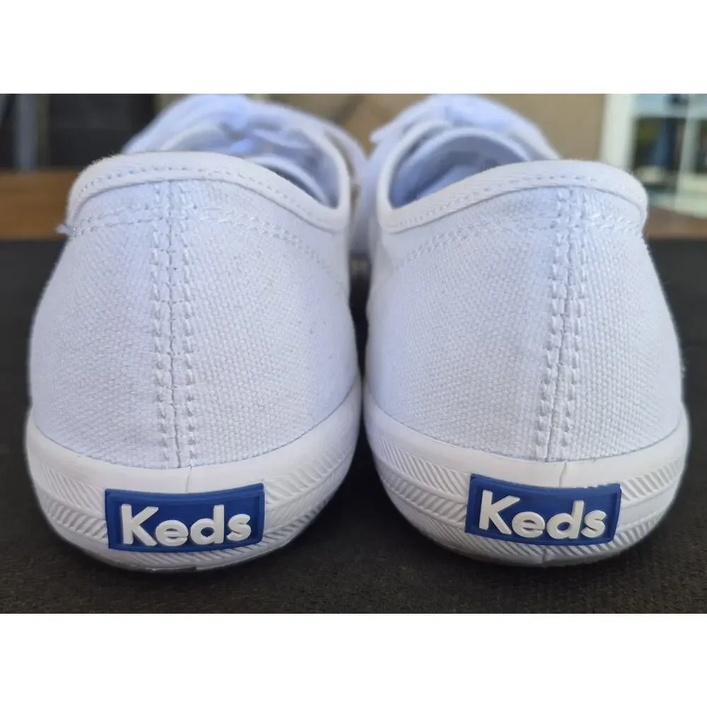 New Keds Champion White Canvas Sneakers Women's Size 9